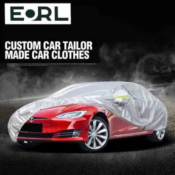 Автомобильная Утолщенная Теплоизоляционная накидка, Непромокаемая, Снегозащитная Накидка, Внешняя защита для Tesla Model 3, автомобильные аксессуары