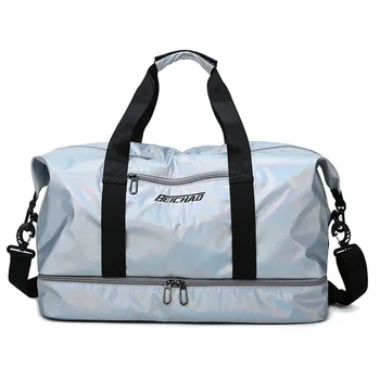 Легкие сумки для фитнеса, Женская дорожная сумка Большой Емкости, Модная Повседневная Портативная Мужская сумка через плечо X388