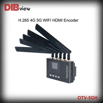 OTV-5GH HD 4G LTE 5G Wifi H.265 H264 Кодировщик трансляции IPTV в прямом эфире с SRT RTMPS RTSP RTMP HTTP HLS UDP