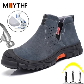 Изолированная обувь электрика 6 кВ, Рабочая обувь сварщика, защищающая от ожогов, Защитные ботинки, Мужские рабочие ботинки с защитой от ударов и проколов, Лоферы