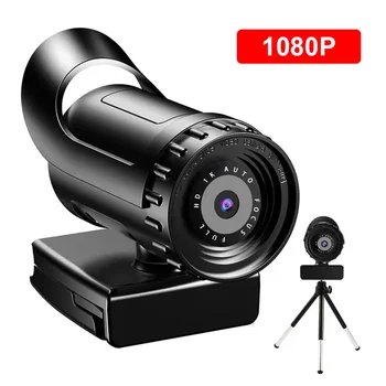 Веб-камера 4K 2K 1080P Full HD С микрофоном USB Веб-камера для ПК, компьютера, видео прямой трансляции YouTube, Мини-камера 4K