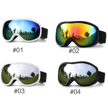 E9LE Противотуманные очки для сноуборда, Двухслойные лыжные очки с защитой от ультрафиолета, лыжные очки