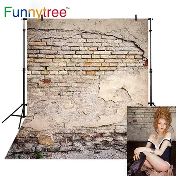 Забавное дерево абстрактная кирпичная стена Фон для фотосъемки сломанный старый эффект фон фотофон фотозвонок фотозона для фотостудии