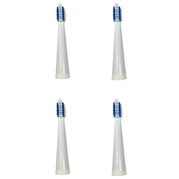4 шт. Сменные насадки для зубных щеток LANSUNG U1 A39 A39Plus A1 SN901 SN902 Электрические насадки для зубных щеток Синего цвета