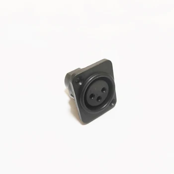 Разъем NCHTEK XLR 3-полюсный /3-контактный разъем для крепления на панели, аудиоадаптер на шасси/1 шт.