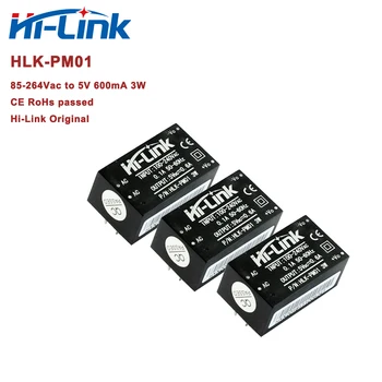Бесплатная доставка 30 шт./лот HLK-PM01 220 В до 5 В 3 Вт AC DC Модуль преобразователя мощности Shenzhen Hilink