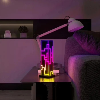 Настольные лампы LED Cube Desk Atmosphere Bluetooth App RGB Настольная лампа с дистанционным управлением, Настольная лампа с красочным игровым освещением