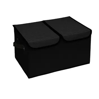 Jul1064 Хлопчатобумажная и льняная ткань с двойным покрытием Коробка для отделки Одежды Складной ящик для хранения