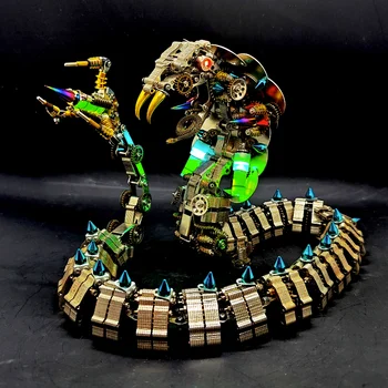 1000 шт. + DIY King of Cobras Naja Прецизионная 3D металлическая модель, подарочный набор для украшения Бутика