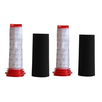 2 комплекта фильтров для Bosch 754176 754175 Bch6 аксессуары для пылесоса хлопковые фильтры (включая черный хлопок)