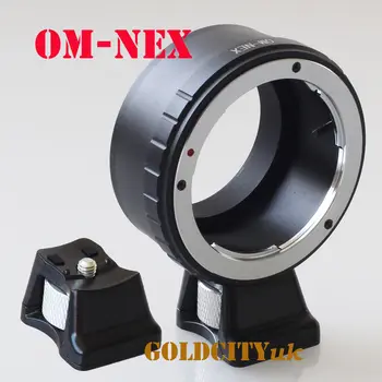 Переходное кольцо OM Mount для объектива E mount nex с подставкой-штативом для камеры NEX NEX-3/C3/5/5N/6/7/ 5T A7 A7II A7r A3000 A5000 A6000