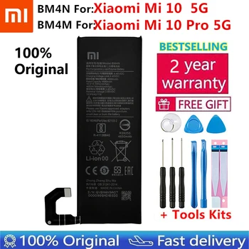 Оригинальный Сменный Аккумулятор BM4M BM4N Для Xiaomi Mi 10 Pro 5G Xiaomi 10Pro Mi10 5G Оригинальные Аккумуляторы bateria для телефона + Подарочные Инструменты