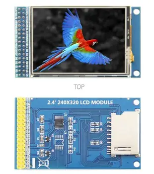 2,4-дюймовый 34PIN/40PIN 65K TFT LCD сенсорный экран с печатной платой ILI9341 Drive IC 16Bit Параллельный интерфейс 240 (RGB) * 320