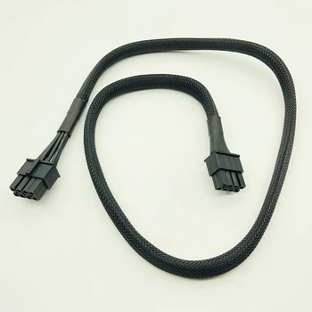 Черный 650 мм 8-контактный кабель питания процессора с рукавами от 8 до 8 (4 + 4)-Контактных Модульных кабелей питания для Corsair RM650X RM750X RM850X RM1000X