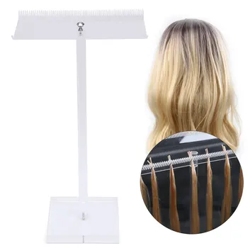 Горячая распродажа Акриловый дисплей для наращивания волос для парикмахерской домашнего применения