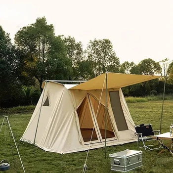 Семья из 4 человек с быстрым автоматическим открыванием Водонепроницаемые палатки большего размера на открытом воздухе Кемпинговые палатки En Plein Air