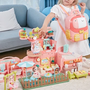 Игрушечная девочка принцесса кукольный домик детский праздничный подарок на день рождения