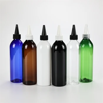 250 мл X 25 Пустых бутылок с заостренными крышками для лосьона, тоника, Шампуня, Пластиковые контейнеры, Гель для душа, жидкое мыло, Косметический контейнер