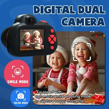 Милая детская мини-цифровая фото-видеокамера 1080p с 2,0-дюймовым HD-экраном, маленькая игрушечная видеокамера, Видеокамера Micro Cam, Лучший подарок для детей