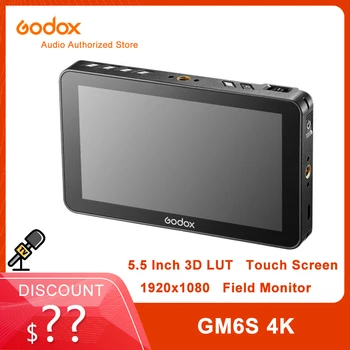 Godox GM6S 5,5 Дюймовый 4K Монитор IPS Сенсорный экран 1200nit 1920x1080 3D LUT Камера Полевой Монитор Для Съемки Видеорекламы