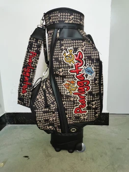 2023 Новая профессиональная сумка для гольфа PG, стандартная портативная роликовая милая спортивная сумка, сумка для тележки с оборудованием для гольфа, сумка-кэдди