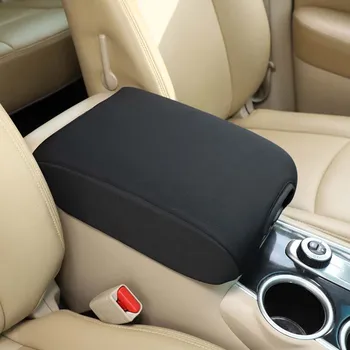Для Nissan Pathfinder 2013-2018 Ткань Черного цвета, Центральное сиденье автомобиля, подлокотник, коробка, Защитный чехол, автомобильные аксессуары