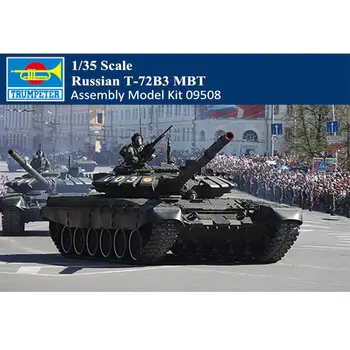 Трубач 1/35 09508 Русский Танк T-72B3 MBT Броня Пластиковая Сборка Модель Танка Комплект