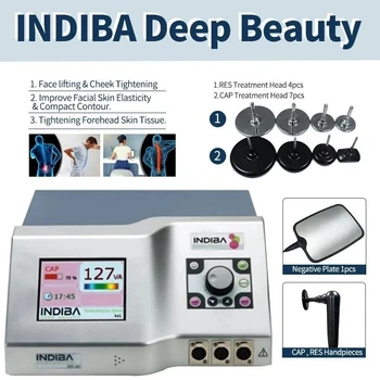 INDIBA Deep Beauty Body Slimming Machine Устройства для Подтяжки Лица Skin R45 Система RF Высокочастотная 448 кГц Потеря Веса Испания Технология