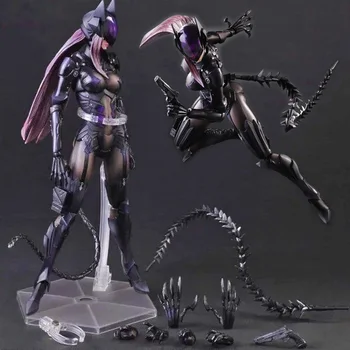 ИГРОВАЯ фигурка The Dark Knight Rises Женщины-кошки, фигурка Селины Кайл, модель супергероя, игрушка, Рождественский подарок, кукла 27 см