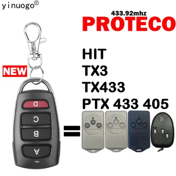 PROTECO TX3 HIT TX433 PTX 433 405 Пульт Дистанционного Управления Гаражными Воротами Для Открывания Ворот с фиксированным Кодом 433,92 МГц PROTECO Remote Control TX433