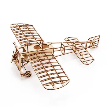 Набор моделей самолетов Bleriot XI, самолет, 3D деревянная головоломка, авиастроительная игрушка, украшение стола для самостоятельной сборки для детей и взрослых