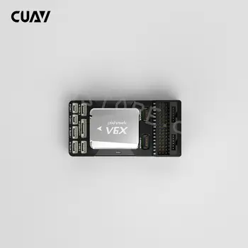 Контроллер полета CUAV Pixhawk V6X Настраивает Несущую плату Со Встроенными Амортизаторами 100M Ethernet для Радиоуправляемого Мультироторного Дрона