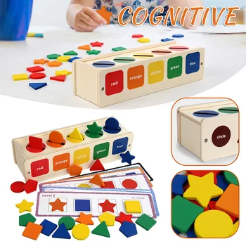 Обучающие игрушки для сортировки Для малышей, игрушки для упражнений на мышление, логику для детей, мальчиков и девочек