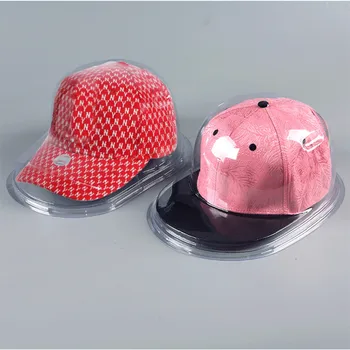 Бейсбольная кепка из ПВХ, шляпа с утиным язычком, Антидеформационная Подставка для дисплея, можно повесить Прозрачную коробку, Крышка для хранения, Пылезащитный чехол