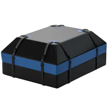 Сумка для перевозки грузов на крыше автомобиля 600D, сумка для перевозки грузов на крыше без багажника на крыше, водонепроницаемая сумка на крышу 15 См Для всех автомобилей с/без