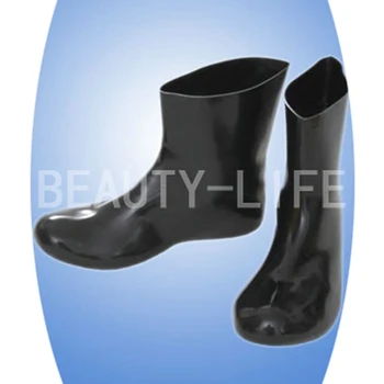 Латексные носки, Сексуальные чулочно-носочные изделия до колена, однотонные, для Косплея, Бесшовные, без клея, цельный чулок дополнительной толщины 0,6 мм