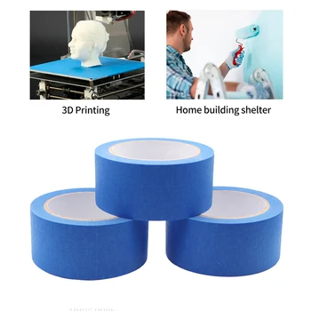 Синяя Тепловая лента 48 мм * 30 м Для 3D-принтеров, Детали, Устойчивые К Высоким Температурам, Полиимидный Клей, Часть С подогревом, Защита от нагрева