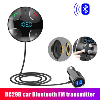 Bluetooth 4.2 FM-передатчик, автомобильный MP3-аудиоплеер, Поддержка громкой связи, TF-карта, Автомобильная зарядка, الأاهاة التهربائية اللسيارات 자동차 전자 액세서