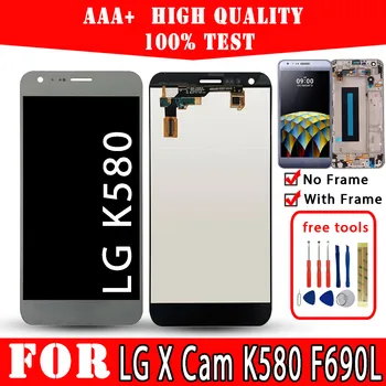 ЖК-дисплей для LG X Cam K580 F690L Дисплей премиум Качества с сенсорным экраном Запасные части Для ремонта мобильных телефонов Бесплатные инструменты