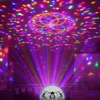 Красочный Вращающийся Цветной Светильник Magic Ball Bulb Бытовая Вспышка KTV Led Indoor Room Stage Lights