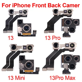 Оригинальная Передняя Задняя камера iPhone 13 13 Pro Для iPhone 13 13 Pro 13 Pro Max mini Модуль задней Камеры Flex Запасные Части