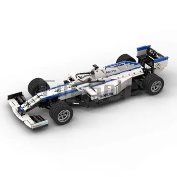 MOC-47392 Williams F1 Racing FW43 1-8 Масштаб от Lukas2020 Строительный Блок Спортивный Автомобиль Головоломка Игрушка Для Детского Подарка