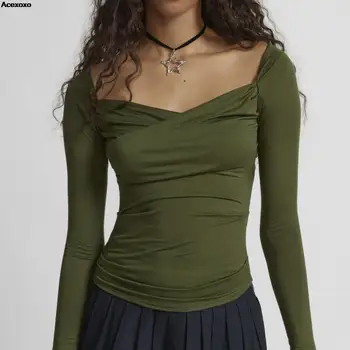 Женское осенне-зимнее пальто, сексуальная тонкая осенняя ветрозащитная рубашка, футболка с дымчатыми косичками на плечах, футболка с длинным рукавом для девочек