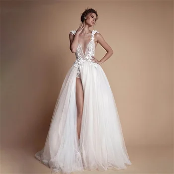 Новое темпераментное свадебное перспективное платье со шлейфом Mori system dream для похудения, легкое простое платье для похудения, основное платье для свадебной вечеринки