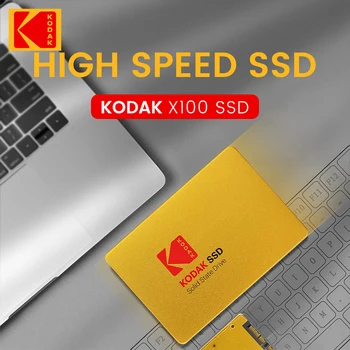 Металлический Kodak X100 Внутренний твердотельный накопитель 960GB/480GB/240GB/120GB SSD SATAIII 2,5 Дюйма 550 Мб/С. Для Ноутбука Внутренний твердотельный жесткий диск