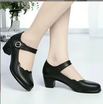 Пикантные осенние женские туфли-лодочки из искусственной кожи, классические свадебные модельные туфли на высоком каблуке без застежки с круглым носком