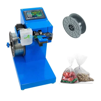 Упаковочная машина для запечатывания пластиковых пакетов для пищевых продуктов Электрическая интеллектуальная машина для обвязки проволокой мешков для пищевых продуктов