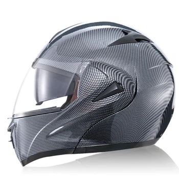 Новая технология Быстрой доставки, Откидной шлем в горошек с синим зубом, шлемы для мотокросса Cascos Motorcycles