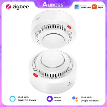 ZigBee/WiFi Детектор дыма Tuya Система пожарной сигнализации для безопасности умного дома для Smart Life Google Home Assistant
