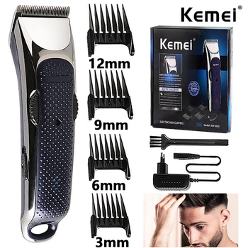 Kemei KM-5020 Перезаряжаемая Электрическая Машинка для стрижки волос, Профессиональная Электробритва, Машинка для стрижки Волос, Машинка для стрижки Бороды